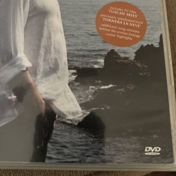 Andrea Bocelli Tuscan Skies DVD, 2002 Movie Cell Di Toscana Preowned Good - Picture 4 of 10